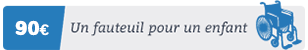 90€ = un fauteuil pour un enfant